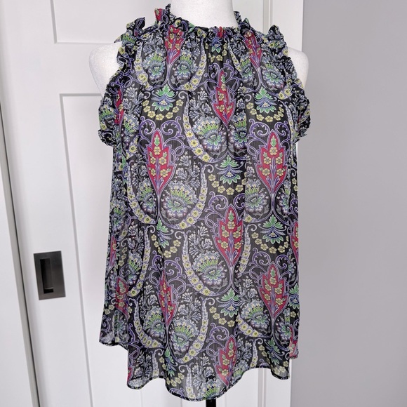 GAP Sleeveless Ruffle Shirt - Picture 1 of 5